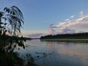 Zonsondergang [3389] 26-jul-2012 (NP Manu, Oxbow Lake)